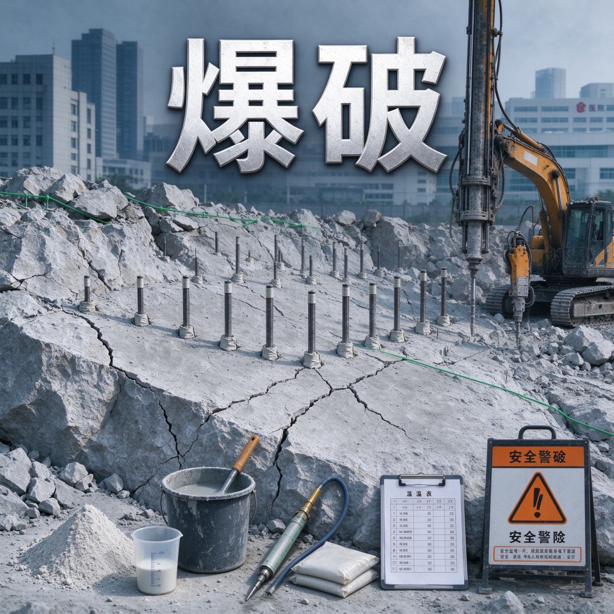 没有炮声的爆破：静态破碎如何让岩石“自己裂开”？